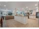 Open-concept living and kitchen area, with modern design at 2106 Tuscarora Trl, Maitland, FL 32751