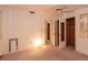 Bedroom with standard ceiling fan, neutral paint, and carpet flooring, and open closet at 2361 Kimberly Dr, Deltona, FL 32738