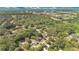 Scenic aerial view showcasing the neighborhood's lush greenery, winding river, and distant city amenities at 2409 Garbelia Ave, Orlando, FL 32817