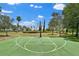 Outdoor basketball court offers a fun recreational space, perfect for staying active and enjoying the outdoors at 3677 Serena Ln, Clermont, FL 34711