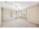 Spacious bedroom with bay windows, carpet, and ceiling fan at 487 Foxhill Dr, Debary, FL 32713