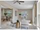 Bright living room with modern furniture, neutral colors, and an open layout with seamless flow to other areas at 614 Plum Ln, Altamonte Springs, FL 32701