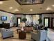 Spacious clubhouse with comfortable seating, a dining area, and a TV, ideal for gatherings and relaxation at 6304 Raleigh St # 204, Orlando, FL 32835