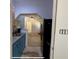 Kitchen featuring blue cabinets at 714 Herbert St, Port Orange, FL 32129
