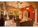 A community lobby area with comfortable seating and attractive decor at 850 Lazio Cir, Debary, FL 32713