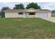 Charming single-story home with a well-manicured lawn and a two-car garage at 11282 Sw 62Nd Avenue Rd, Ocala, FL 34476