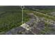 Beautiful aerial view of a home and neighborhood, backing onto a lush green forest and a glimpse of a lake in the distance at 14078 Alafaya Oak Bnd, Orlando, FL 32828