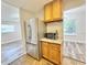This kitchen features stainless steel appliances and granite countertops at 1523 S Mellonville Ave, Sanford, FL 32771