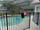 Enclosed pool featuring a screened enclosure, providing a perfect outdoor relaxation and recreational space at 2514 Dovetail Dr, Ocoee, FL 34761