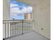 Relaxing balcony view of the beach, ocean, pool deck, and condominium at 5207 S Atlantic Ave # 225, New Smyrna Beach, FL 32169