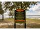 Estates at Cherry Lake park sign with community rules and important information at 816 Carmillion Ct, Groveland, FL 34736