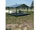 Community picnic area featuring shaded seating and convenient tables for outdoor dining and gatherings at 816 Carmillion Ct, Groveland, FL 34736