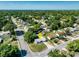 Aerial view showcasing the neighborhood's lush tree canopy and highlighting the property's location at 911 Ursula St, Ocoee, FL 34761