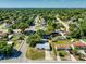 Aerial view of the property showcasing its location in a residential neighborhood at 911 Ursula St, Ocoee, FL 34761
