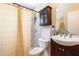 Cozy bathroom with a stylish vanity, shower, and modern fixtures at 2272 Raeford Rd # A-3, Orlando, FL 32806