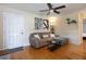 Relaxing living room featuring a comfortable couch and stylish decor at 2272 Raeford Rd # A-3, Orlando, FL 32806