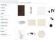 Upstairs bathroom selections showcasing dark vanity cabinets and stylish light fixtures at 2521 Cedar Rose St, Apopka, FL 32712