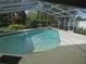Screened in pool in the backyard at 2632 Derbyshire Rd, Maitland, FL 32751