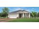 Charming single-story home featuring a two-car garage, welcoming entrance and well-manicured lawn at 2703 Arbor Dune Ave, Apopka, FL 32712