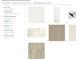 Designer interior selections showcase wall paint, interior doors and handles, and flooring options at 2715 Arbor Dune Ave, Apopka, FL 32712