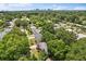 Aerial view of a home surrounded by lush, mature trees at 3007 Huntington St, Orlando, FL 32803