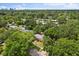 Aerial view of a house nestled amidst mature trees and greenery at 3007 Huntington St, Orlando, FL 32803