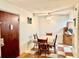 Dining room features a ceiling fan and a table set for dinner at 912 Lake Destiny Rd # F, Altamonte Springs, FL 32714