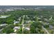 Picturesque aerial view of homes nestled among lush trees, a mix of residential bliss and natural beauty at 103 Longhorn Rd, Winter Park, FL 32792