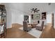 Living room with hardwood floors and a decorative fireplace at 103 Longhorn Rd, Winter Park, FL 32792