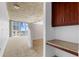 Spacious living area with an open floor plan and a granite desk area for flexible living at 155 S Court Ave # 2008, Orlando, FL 32801