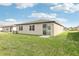 The home has a spacious backyard with a sliding glass door at 1737 Forest Run Ln, Auburndale, FL 33823