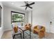 Bright office space with ample seating and a large window view at 1741 Palmer Ave, Winter Park, FL 32789