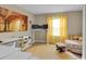 Cozy bedroom with a home office setup, offering a comfortable workspace at 316 Primrose Dr, Davenport, FL 33837