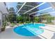 Inviting screened-in pool area with lounge chairs, perfect for relaxation and enjoying the outdoors at 341 Sprucewood Rd, Lake Mary, FL 32746