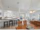 Open living space with kitchen and dining area, offering great light and flow for entertaining at 5300 S Atlantic Ave # 6-507, New Smyrna Beach, FL 32169