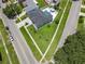 Aerial shot of the home featuring well manicured lawn on a corner lot at 601 Green Briar Blvd, Altamonte Springs, FL 32714