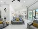Open-concept living area featuring modern decor, sleek flooring, and seamless transition to other living spaces at 601 Green Briar Blvd, Altamonte Springs, FL 32714
