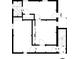 Floor plan showcasing the layout of rooms and spacing at 647 Madison Ave, Daytona Beach, FL 32114