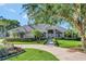 Charming one-story home features a well-manicured lawn and mature tree providing ample shade at 8713 S Bay Dr, Orlando, FL 32819