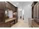 Bathroom featuring make up vanity, and double sink vanity at 9724 Chestnut Ridge Dr, Windermere, FL 34786
