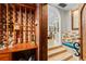 View of wine cellar leading to breakfast nook at 9724 Chestnut Ridge Dr, Windermere, FL 34786