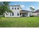Spacious backyard featuring a well-manicured lawn and a luxurious villa at 9736 Hatton Cir, Orlando, FL 32832