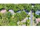Scenic aerial view of residences with lush green trees and manicured lawns at 1608 Victoria Way, Winter Garden, FL 34787
