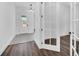 Modern entryway with French doors and a decorative patterned tile floor at 13081 Sunrise Harvest Dr, Winter Garden, FL 34787