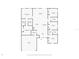 Detailed floor plan of home showcasing the layout of bedrooms, bathrooms, kitchen, and living areas at 15443 Sw 21St Ct, Ocala, FL 34473