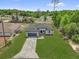 Charming single-story home features a spacious front yard, gray siding, and an attached two-car garage at 15443 Sw 21St Ct, Ocala, FL 34473