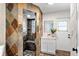 Bathroom with slate tile and vanity at 17524 Seidner Rd, Winter Garden, FL 34787