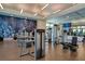 Fully equipped gym with weight machines and training equipment and a view of the grounds at 2156 Antilles Club Dr, Kissimmee, FL 34747