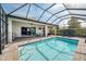 Beautiful screened-in pool area with convenient access to the home's interior, ideal for year-round enjoyment at 2156 Antilles Club Dr, Kissimmee, FL 34747