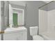 Bathroom featuring modern vanity, toilet, tub and neutral walls at 250 Hickory Ave, Orange City, FL 32763
